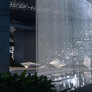 <span class=keywords><strong>Fontaine</strong></span> lumineuse, rideau d'eau mural, décoration de jardin, rideau de pluie, fontaines et cascades - Product Image 6