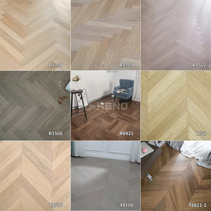 Suelos de Madera de Ingeniería de Diseño Moderno y Lujoso, Estilos Chevron y Espiga de Roble, Sistema de Click para Decoración de Interiores - Product Image 3