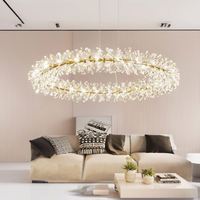 <strong>Best</strong> <strong>Selling</strong> Creative Staircase Living Room Event With Stand Modern Square Natural Chandelier for Bedroom