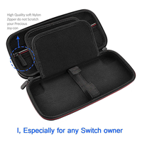 Accessoires de jeu personnalisés en usine, boîte de rangement portable de grande capacité, étui de transport rigide en EVA pour Switch