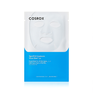COSRX ทริปเปิ้ล ไฮยาลูโรนิค วอเตอร์ เวฟ ชีท มาส์ก 1 ชิ้น มาส์กหน้าสำหรับทุกสภาพผิว บำรุงผิวทุกวัน - Product Image 2