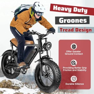 Pneu de vélo électrique robuste de 20 pouces, 20 x 4,0, gaine 102-406, pneu gras pour vélo électrique, vélo de montagne électrique, vélo à neige - Product Image 3