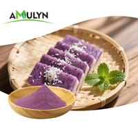 Amulyn Poudre d'Igname Violette (Poudre d'Ube) de Haute Qualité à Base d'Extrait Naturel de Plante pour Additif Alimentaire et Pigments Naturels