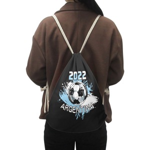 Sac à cordon avec imprimé drapeau de l'Argentine, football <span class=keywords><strong>2022</strong></span>, grande capacité - Product Image 4