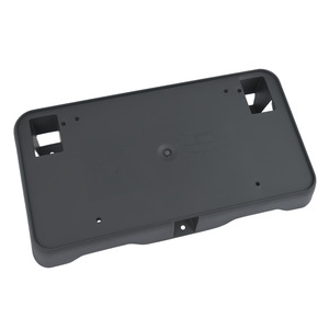 Marco de Matrícula de Plástico Negro Estilo Empotrado con Herrajes de Montaje - Product Image 4