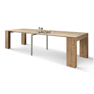 Carine <b>Console</b> <b>Table</b> Rustic Oak Melamine Finished Internal Use - Product Image 3