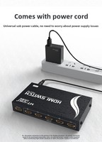 Commutateur HDMI 1.4 4K 30Hz, câble HDMI 5 entrées 1 sortie, boîte de commutation HDMI pour ordinateur portable