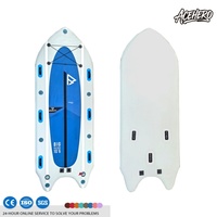 Planche à pagaie gonflable multifonctionnelle et pratique en EVA/PVC, pliable, pour sports nautiques, fitness, loisirs, vacances, location en zone touristique