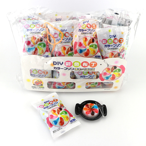 Gelée arc-en-ciel DIY, gelée aromatisée aux fruits avec des bonbons aux haricots de chocolat - Product Image 2
