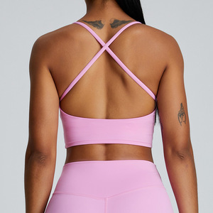 Nouveau gilet de Yoga femmes antichoc rassemblement croix dos sous-vêtements de sport séchage rapide course Fitness vêtements haut - Product Image 2