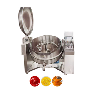Mélangeur de cuisson électrique industriel automatique <span class=keywords><strong>grande</strong></span> capacité haute qualité pour pâte de haricots rouges - Product Image 3