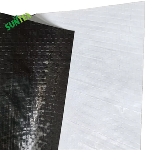 Bâche en plastique <span class=keywords><strong>agricole</strong></span> pour tunnel de culture de champignons, serre, film tissé noir et blanc, bâche imperméable pour élevage - Product Image 1