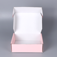Boîte d'emballage personnalisée en carton ondulé Kraft auto-adhésif recyclable pour macarons, beignets et sushis