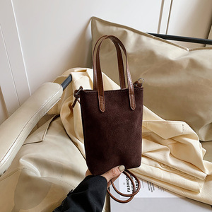 Sac bandoulière vintage en faux daim pour femme, petit sac à main carré imprimé léopard, sac à bandoulière polyvalent, vente en gros - Product Image 4