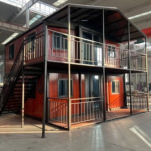 Maison conteneur extensible à deux étages et double aile, prête à l'emploi, solution clé en main avec cuisine et salle de bain pour une vie de villa - Product Image 2