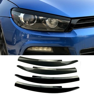 For VW Scirocco 2008-2017 Body Kit Auto <b>Head</b> Light Lamp Eyelids Eyebrow Headlight Decoration Car <b>Styling</b> Trim Car Accessories - Product Image 2