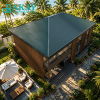 Casa Contenedor Expandible AKAY de 20 pies/40 pies para Vivienda Familiar, Casa Prefabricada Modular con Paneles Sándwich para Hotel o Residencia