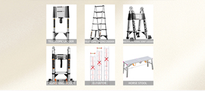 <span class=keywords><strong>Escalera</strong></span> Plegable de Acero Resistente de 2/3/4/5/6 Peldaños con Garantía de 1 Año, Peldaños <span class=keywords><strong>Anchos</strong></span> Antideslizantes, Carga de 150 kg, <span class=keywords><strong>Escalera</strong></span> Moderna para el Hogar - Product Image 6