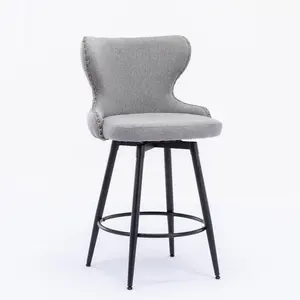 Free Shipping Swivel Bar Stool Chair for Kitchen set of 2 stools