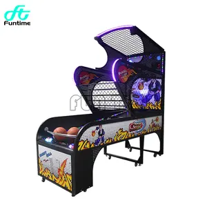 Video City Arcade Game Schietmachine Opvouwbare Muntautomaat Luxe Basketbal Schietmachine