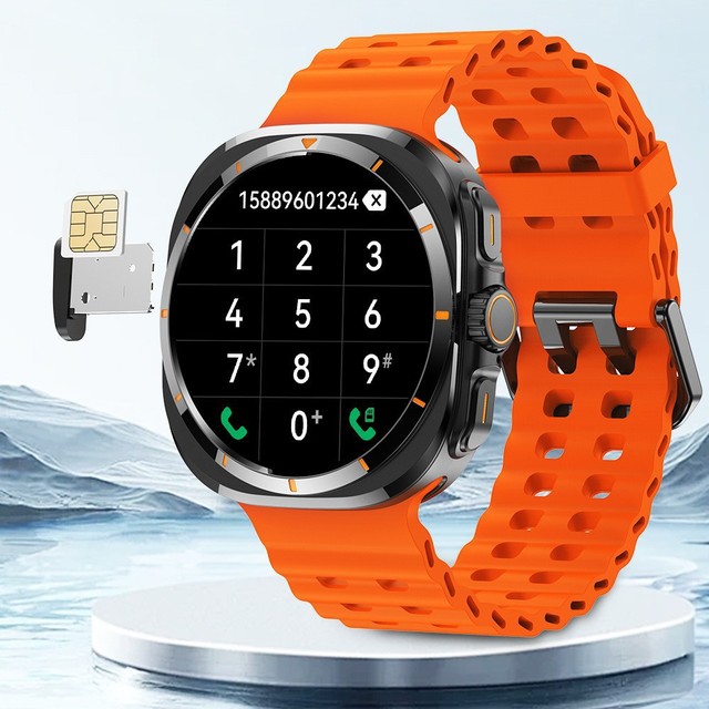 2026 New BW8 4G SIM Android Smartwatch GPS Navigation, WiFi, BT, Telescopic Camera, 360mAh Battery, IP67 Waterproof