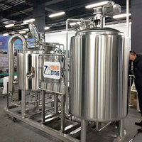 Équipement de brasserie de bière équipement de brasserie d'acier inoxydable 500l