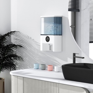 Dispensador automático de enjuague bucal recargable de 1800 mAh y 500 ml para niños y adultos, montado en la pared, para baño, con vaso. - Product Image 2