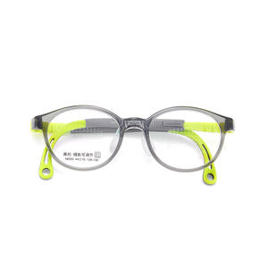 Montures de lunettes souples à charnière en TPE pour enfants, verres ronds en résine, unisexe, origine Danyang 56002 - Product Image 2