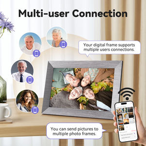 Pantalla Táctil IPS de 7 Pulgadas, Reproductor de Fotos Digital de Cuatro Núcleos, Inducción por Gravedad, Compatible con <span class=keywords><strong>Google</strong></span> Photos, 32 GB de Memoria, Video, Wi-Fi, MP3 - Product Image 4