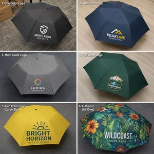 Parapluie pliant manuel 3 sections personnalisable avec logo, idéal pour la pluie, vente en gros, promotionnel, cadeau d'entreprise, offre spéciale - Product Image 4