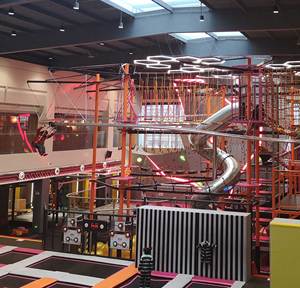 Équipement d'aventure personnalisé : Montagnes russes aériennes et <span class=keywords><strong>tyrolienne</strong></span> pour parc d'attractions - Product Image 5