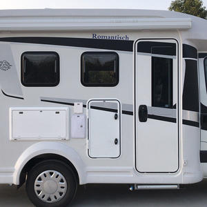 Porte d'entrée de camping-car à charnière gauche de style européen avec porte de caravane en verre à double couche pour camping-car et pièces de camping-car avec garniture en caoutchouc - Product Image 5