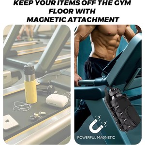 Bolsa de Gimnasio de <span class=keywords><strong>Neopreno</strong></span> Personalizada con Logotipo, Bolsa de Transporte para Botella de Agua de Poliéster 600D, Bolsa Magnética para Botella de Agua de Gimnasio - Product Image 4