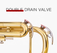 Standard Gold Brass Bb Key Bullfighter LTR-508L Trumpet High Quality Saxophone Accessory