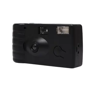 35mm tek kullanımlık Film kamera 35mm Film yeniden kullanılabilir kamera flaş dahil kordon manuel tek kullanımlık Film kamera Abs plastik Oem