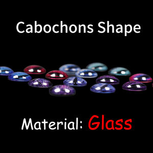 8mm-14mm plastique tête de gabarit leurre yeux multicolore verre Cabochon yeux pêche en mer accessoire de bricolage pour jouets et bijoux - Product Image 2