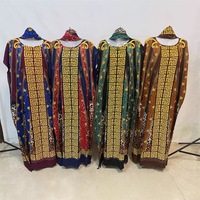 Nouvelle Collection 2025 – Vêtement Ethnique Kanga Grande Taille Tendance – Tenue Traditionnelle Africaine Respirante Printemps/Automne avec Imprimé Diamant Estival
