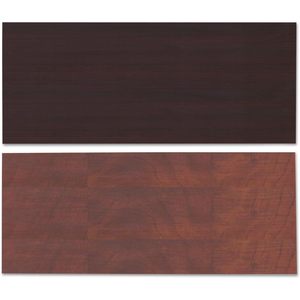 Plateau de table rectangulaire réversible en stratifié Alera 71,5 x 29,5 Cerisier moyen/Acajou pour tables de conférence - Product Image 1