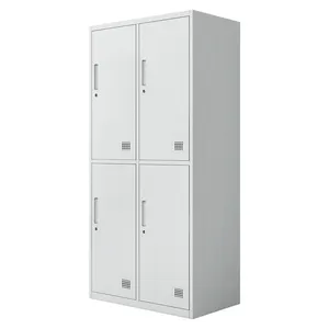 Home Furniture Storage Wardrobe Design Simple And Cheap Bedroom 3 6 9 12 Door Steel Modern Wardrobe For Clothes Bedroom Small Al