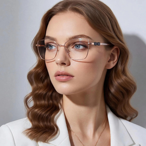 <span class=keywords><strong>Gafas</strong></span> Ópticas Modelo 3189 TR90 con Montura Completa <span class=keywords><strong>de</strong></span> Metal y Bisagras <span class=keywords><strong>de</strong></span> Resorte, Protección UV y Anti-Luz Azul, Diseño Ojo <span class=keywords><strong>de</strong></span> Gato para Mujer - Product Image 2