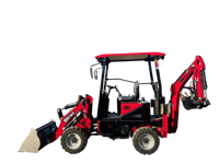 TBL15-600 Backhoe Loader Mini Loader Front Loader 4WD Wheel Loader dengan Bantalan Mesin Komponen Tahan Aus Efisiensi Tinggi
