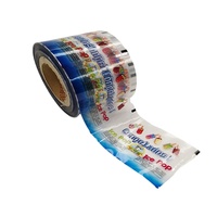 Emballage pour aliments surgelés, film transparent pour sucettes glacées, bâtonnets de gelée, bonbons, rouleau de film transparent, impression jusqu'à 10 couleurs, matériau laminé