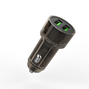 Adaptateur double port USB 3.1A <span class=keywords><strong>Chargeur</strong></span> rapide de haute qualité ABS + <span class=keywords><strong>PC</strong></span> 5V3A <span class=keywords><strong>Chargeur</strong></span> de voiture de sortie 15W pour téléphone portable - Product Image 6