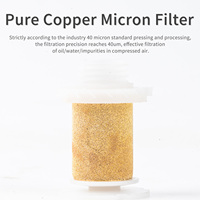 Unidad de Regulador de Aire Neumático Triplex FRL AC2000, Filtro Separador de Agua y Aceite, Regulador de Filtro, Lubricador para Fuente de Aire
