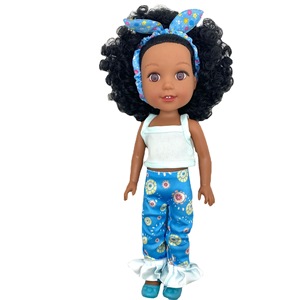 Muñeca Negra de Vinilo de Cuerpo Completo de 14 Pulgadas, Nueva Moda 2026, Muñeca Negra de Simulación, Juguete al por Mayor - Product Image 5