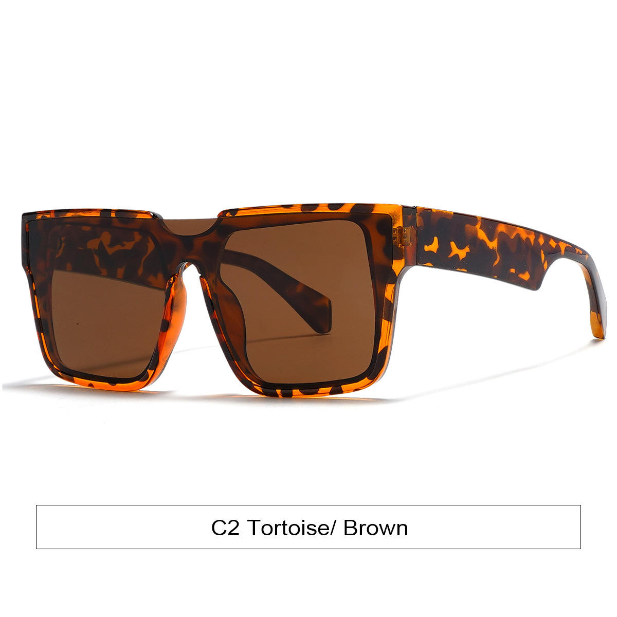 แผ่นสีน้ำตาลกรอบกระดองเต่า C2