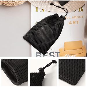 Uxcell Nylon Mesh <b>Drawstring</b> <b>Bag</b> 5 X 3.5 Inch <b>Small</b> Storage Pouch For Electronics Keys Jewelry Portable - Product Image 5