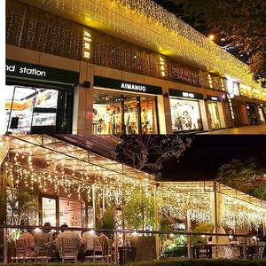 أضواء زينة بـ 8 أوضاع للفناء والداخل والخارج، أضواء جليدية للديكور، أضواء ستارة معلقة للزينة في عيد الميلاد - Product Image 5