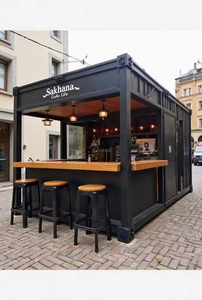 ร้านค้าสำเร็จรูปแบบโมดูลาร์สำหรับตลาดคริสต์มาส ประกอบง่าย ใช้เป็นร้านคอนเทนเนอร์ เหมาะสำหรับงานเทศกาลและร้านค้าชั่วคราว - Product Image 4