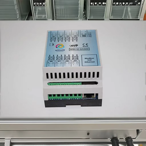 โมดูล ModbusTCP Ethernet IO 8 อินพุตแบบอะนาล็อก โมดูลเก็บข้อมูลอุตสาหกรรม PLC ตัวควบคุม I/O ระยะไกลสำหรับระบบอัตโนมัติ - Product Image 3